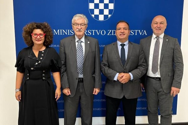 Vodstvo Hrvatskog Crvenog križa održalo sastanak s ministrom zdravstva